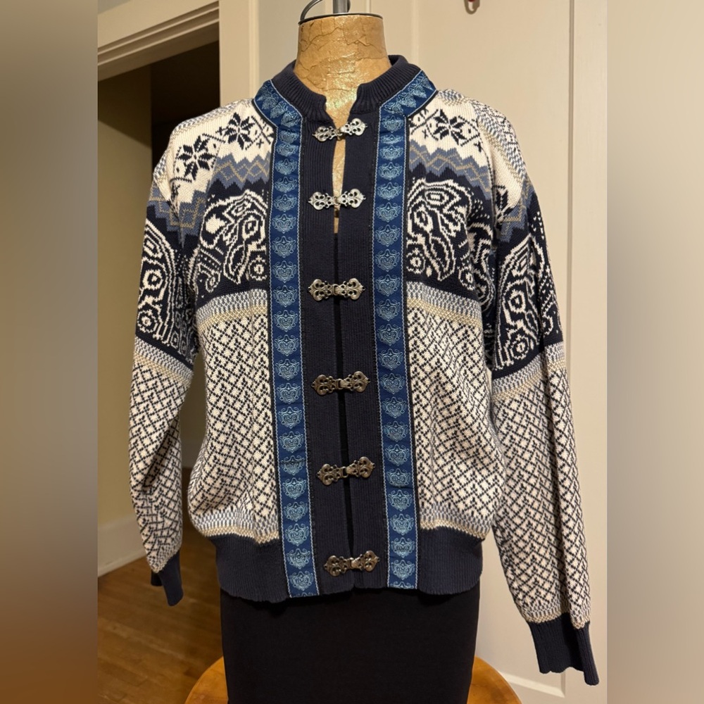 Vintage Northern Lights Women's Cardigan Sweater